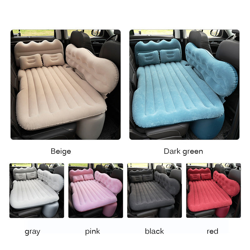 Car Travel Bed Air Inflatable Mattress Back Seat Rest Cushion